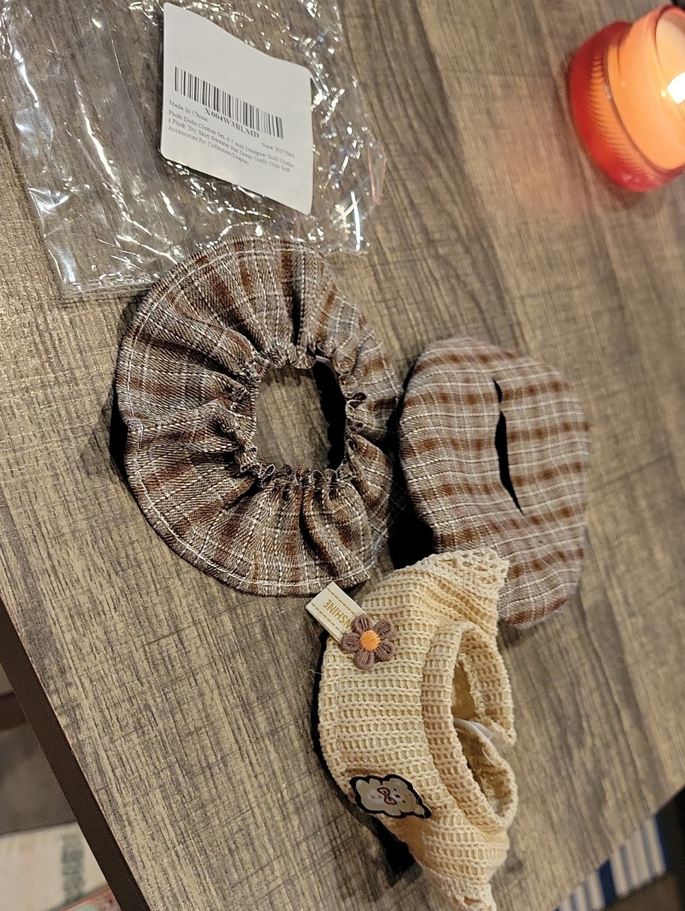 5 For 25.00/Bear Clothes,new In Pkg.